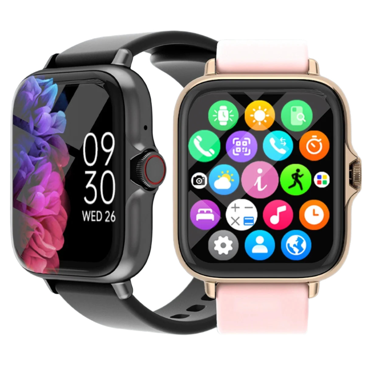 1.83'' Waterproof Smart Watch – Touchscreen Fitness Tracker with Message Answer & Call Alerts

