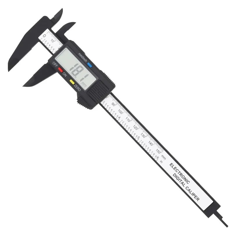 150mm Electronic Digital Caliper – LCD Display Vernier Micrometer Gauge with Storage Box for Precision Mechanical Measurement

