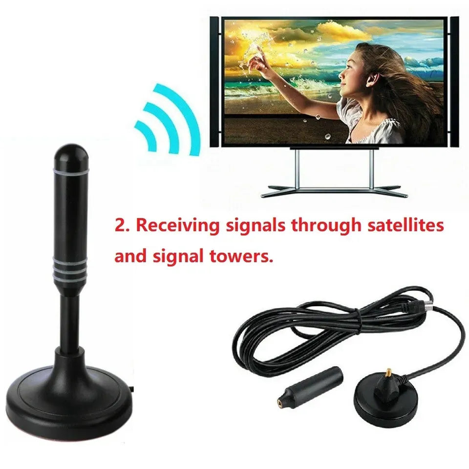 ClearView™ Portable HD TV Antenna – Indoor & Outdoor Digital Freeview Reception