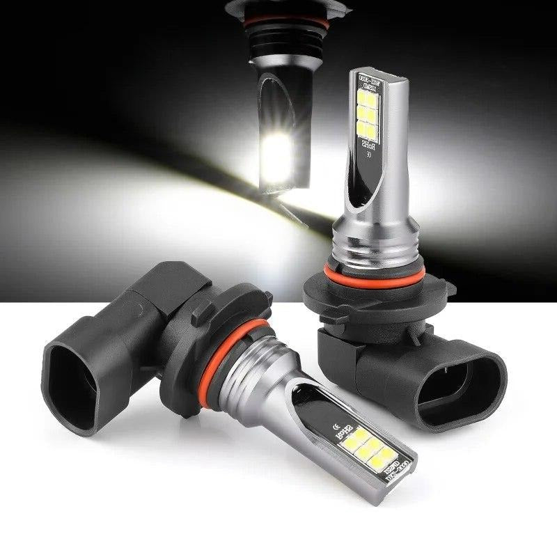 2 Pack H7 H11 LED Headlight Bulbs 6500K, 80W Auto Fog Lamps for H9 9006 HB4 Motorcycle and Car