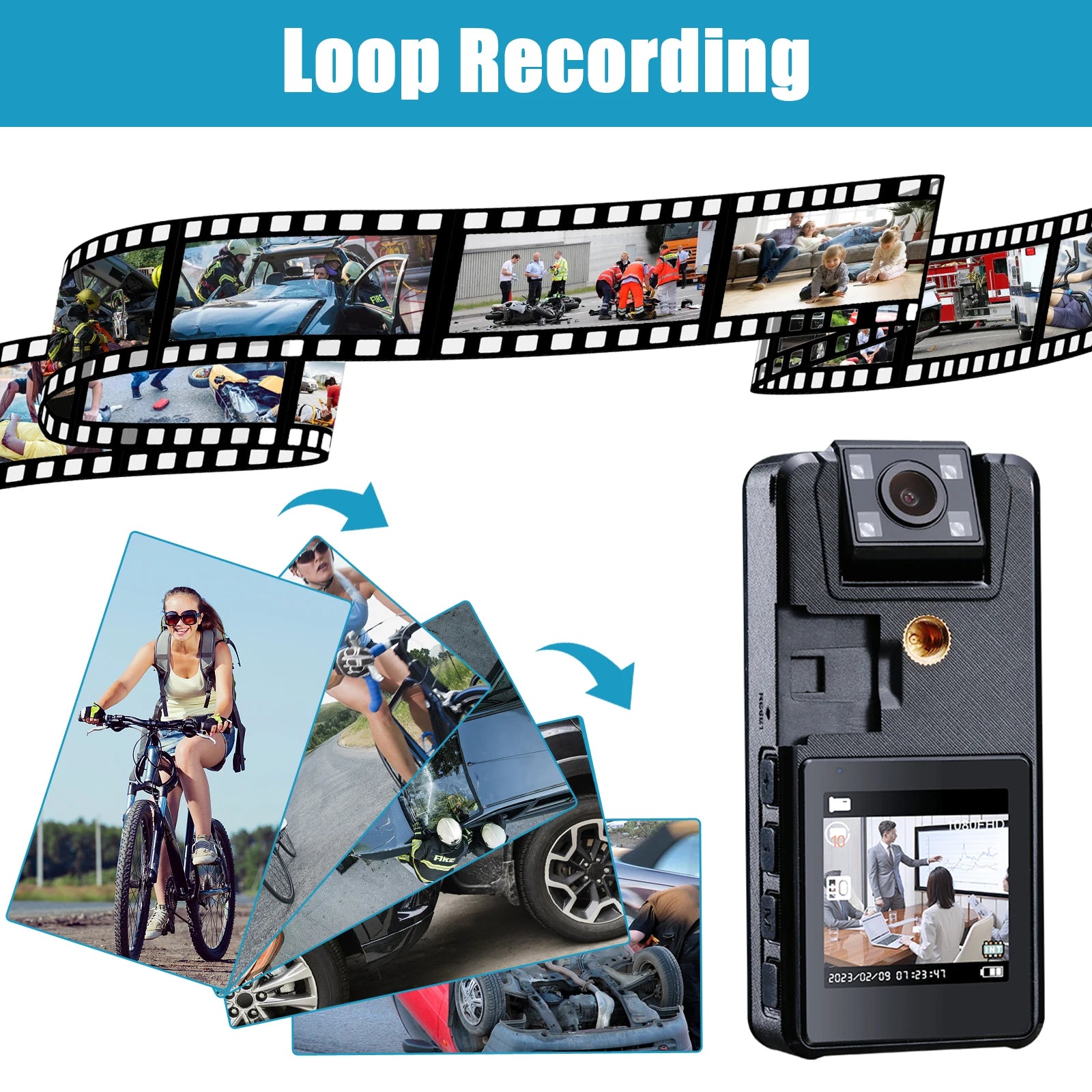 Mini 1080P Camera – 10Hr HD Cam with 180° Rotation