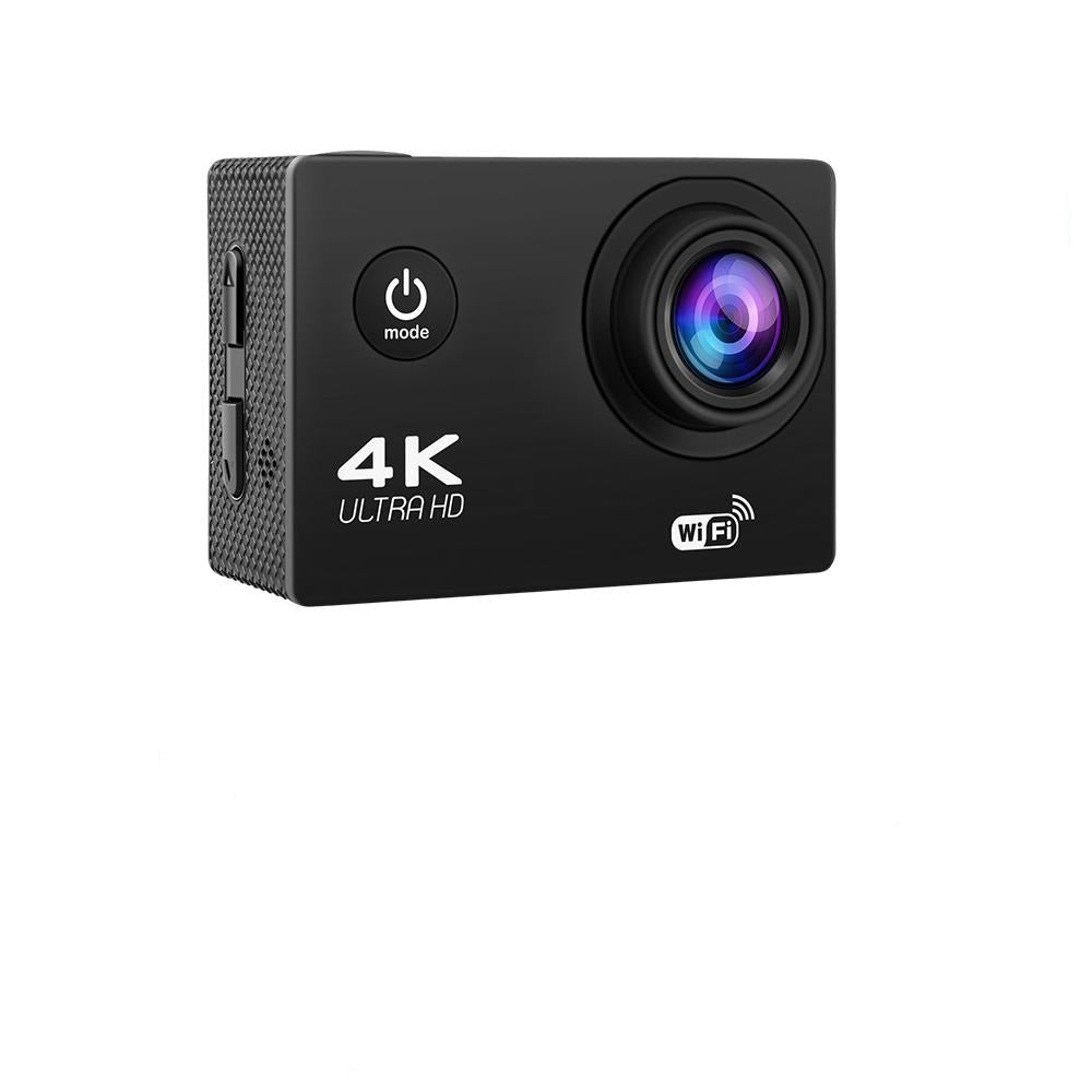 4K WiFi Action Camera 1080P30FPS, 2.0 Screen, Waterproof, Underwater and Helmet Mount Sports Camera