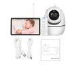5.0-Inch Video Baby Monitor – Wireless Pan-Tilt Camera with VOX, Two-Way Audio, Night Vision, and USB Charging for Baby Safety