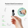 Wireless Lavalier Microphone Portable Mini Mic for iPhone, Android, Live Broadcast, and Gaming