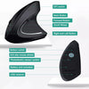 Ergonomic Vertical Wireless Mouse 2.4GHz Optical with 3 Adjustable DPI Settings (800/1200/1600) and 6 Buttons