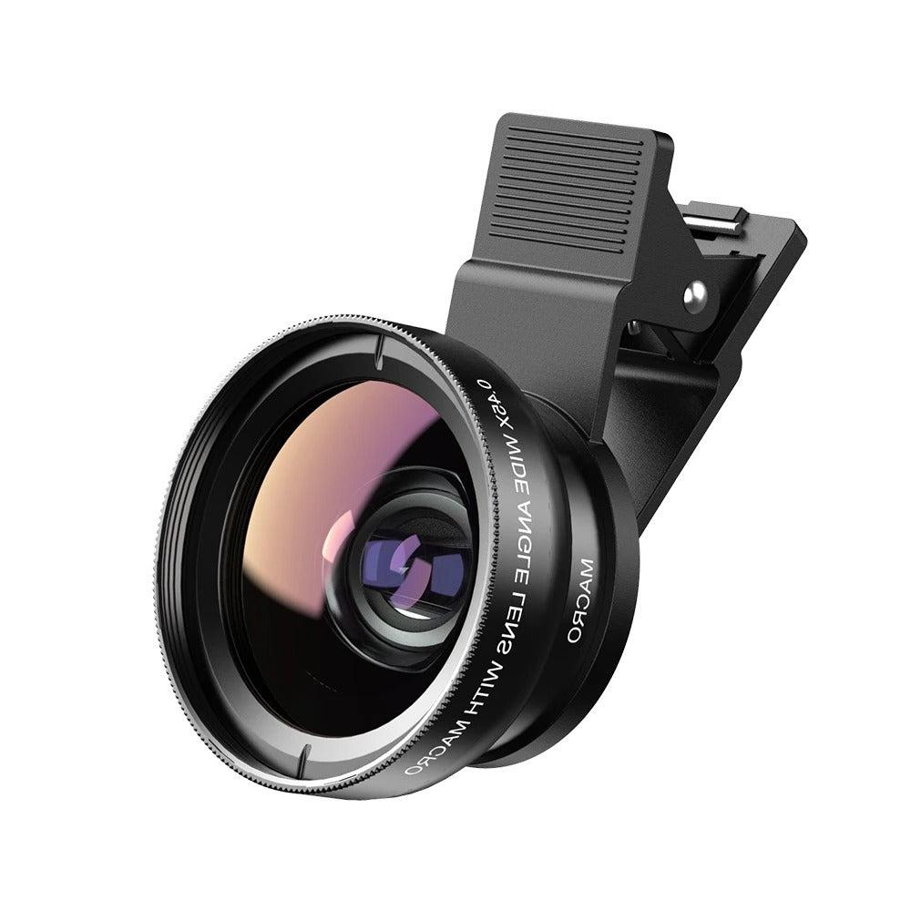 APEXEL HD 37MM 0.45x Super Wide Angle & 12.5x Super Macro Lens Kit for iPhone, Samsung, and Smartphones