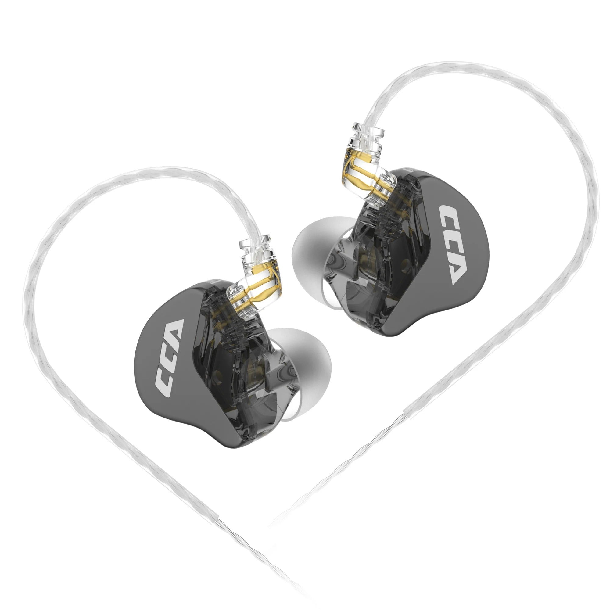 CCA CRA In-Ear Monitor Headphones – Wired IEM Earphones with Ultra-Thin Diaphragm & Deep Bass Sound