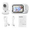 Cdycam 3.5-Inch Wireless Video Baby Monitor – Night Vision, 2-Way Audio, Temperature Sensor & Nanny Cam for Baby Safety