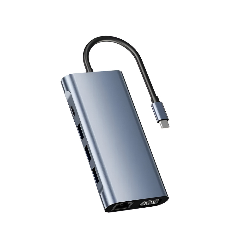 ConnectMaster 11-in-1 Laptop Docking Station | All-in-One Power Dock

