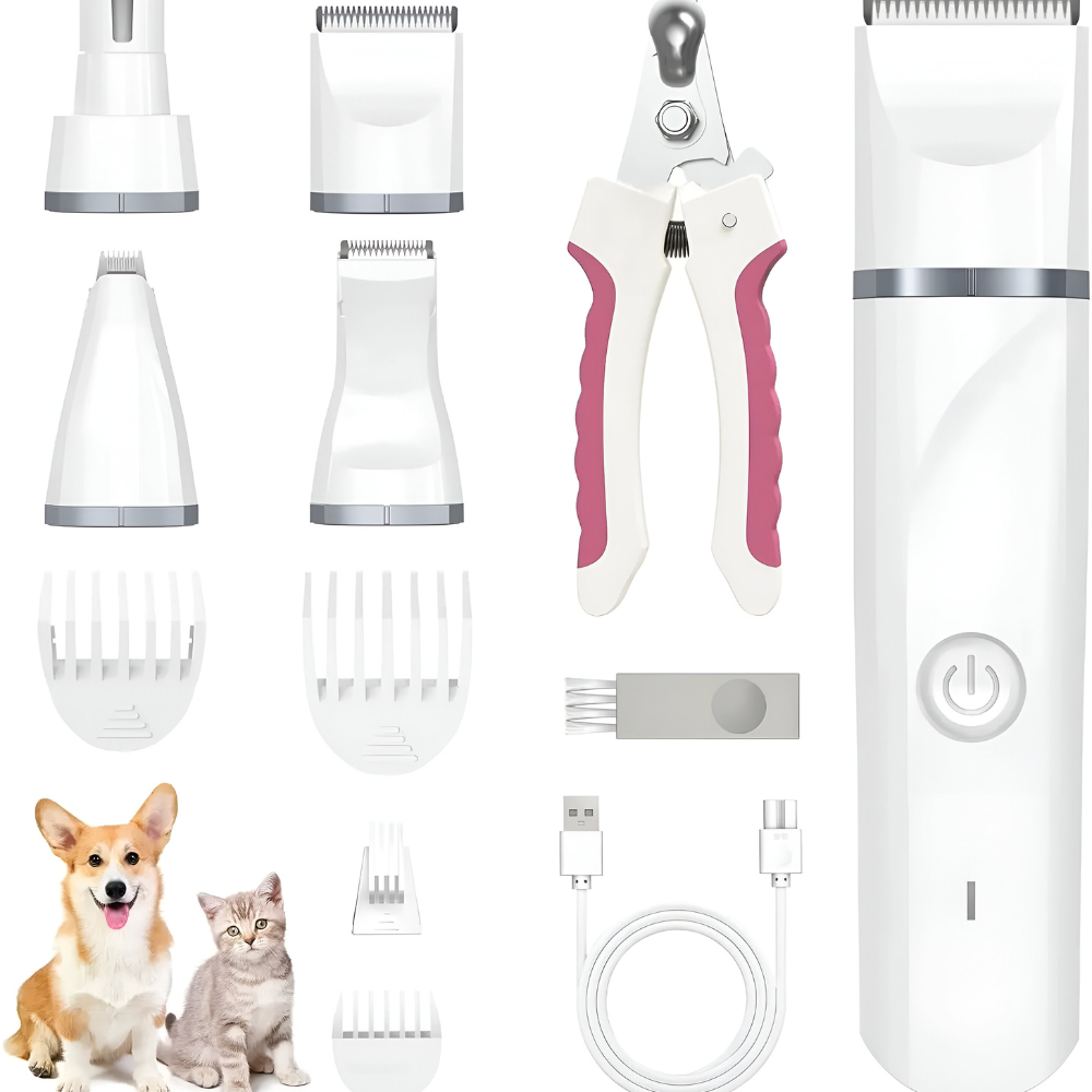 Cordless Pet Grooming Kit | Gentle & Loving All-around Care

