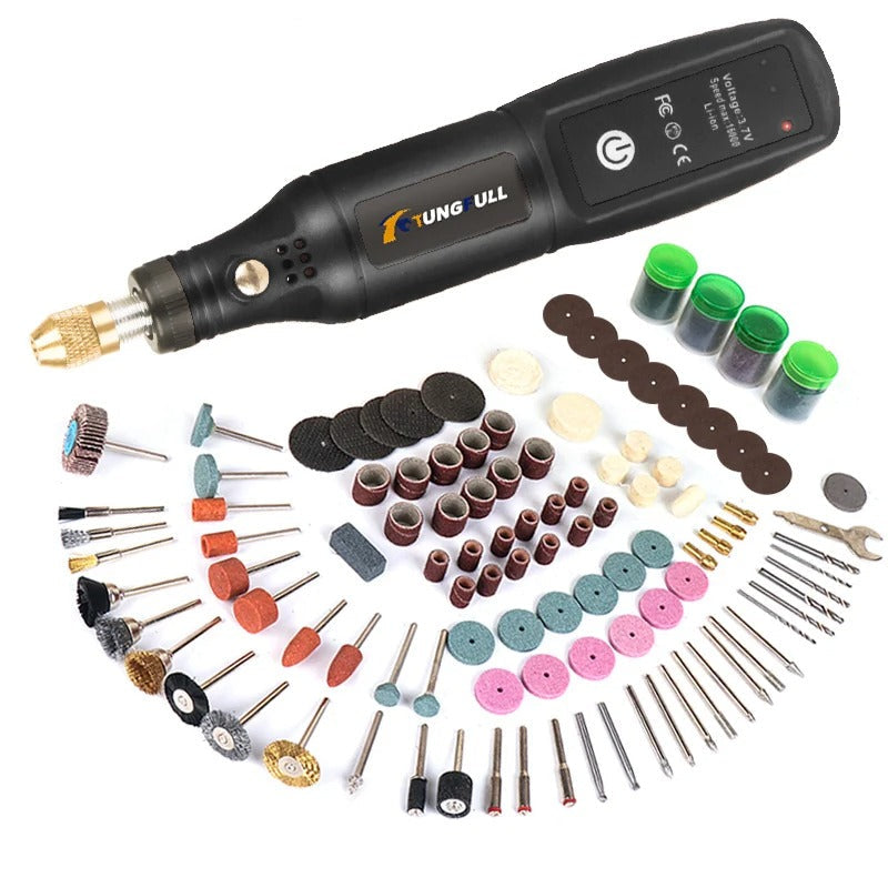 Cordless USB Rotary Engraving Tool – Mini Wireless Electric Drill & Polishing Kit