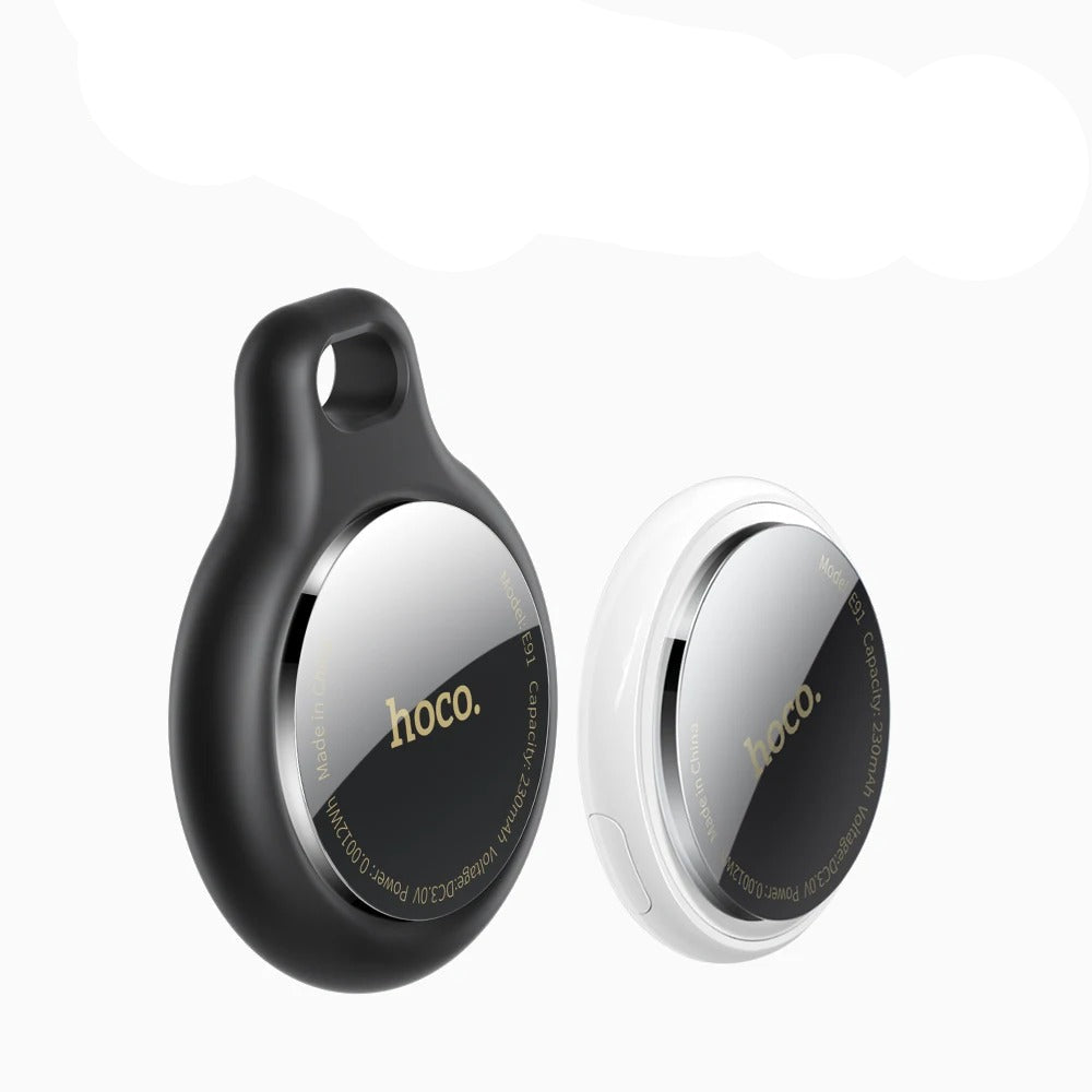 E91 Bluetooth GPS Smart Tracker – Anti-Lost Finder for Pets, Keys, Wallets, Cars, Compatible with Find My App