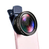 2-in-1 Phone Lens Kit 0.45x Ultra Wide Angle and Macro HD Lens with Universal Clip