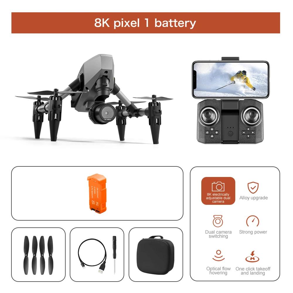 Mini Drone Professional 8K Dual Camera Quadcopter with 5G WIFI, GPS, and Obstacle Avoidance