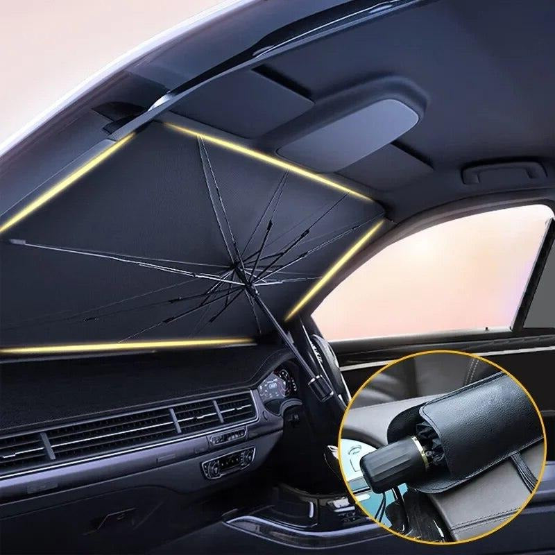 Foldable Windshield Sunshade Umbrella for Ultimate Summer Car Sun Protection