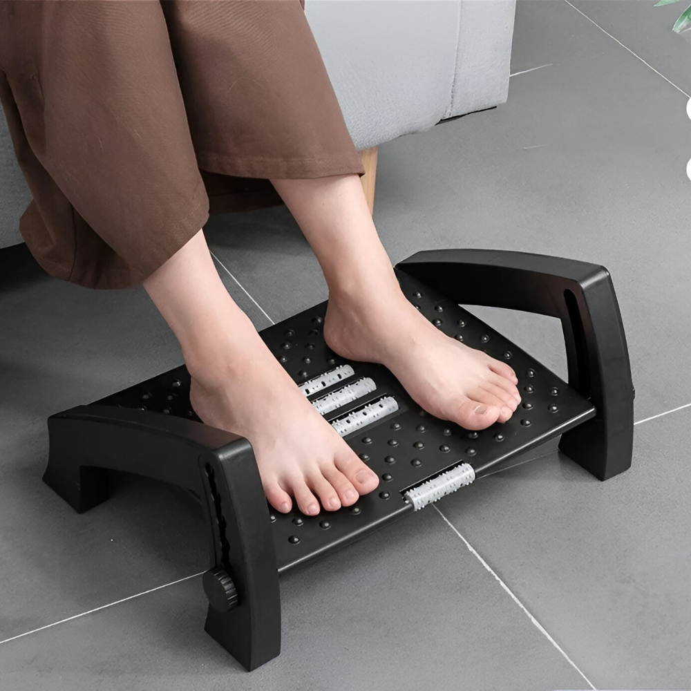 Footrest with Legs, Six Positions | Comfortable Footrest for Relaxed Sitting

