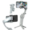 HQ6 3-Axis Gimbal Handheld Stabilizer for Cellphone, with Fill Light, Face Tracking, for Android iPhone Anti Shake Video Record