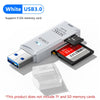 2-in-1 USB 3.0 High-Speed Card Reader and Micro SD/TF Adapter for PC and Laptop