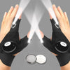 LED Half Finger Flashlight Glove – Waterproof Outdoor Fingerless Glove for Night Fishing, Cycling, Running & Repairs