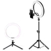 LED Selfie Ring Light with USB Remote – Tripod & Phone Holder, Fill Light for YouTube, TikTok, Video, and Live Streaming