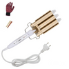 LuxeWave Triple Barrel Curling Iron | Effortless Beach Waves and Voluminous Curls

