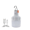 Outdoor USB Rechargeable LED Lantern High Brightness Portable Light with Hook for Camping and Emergency Situations