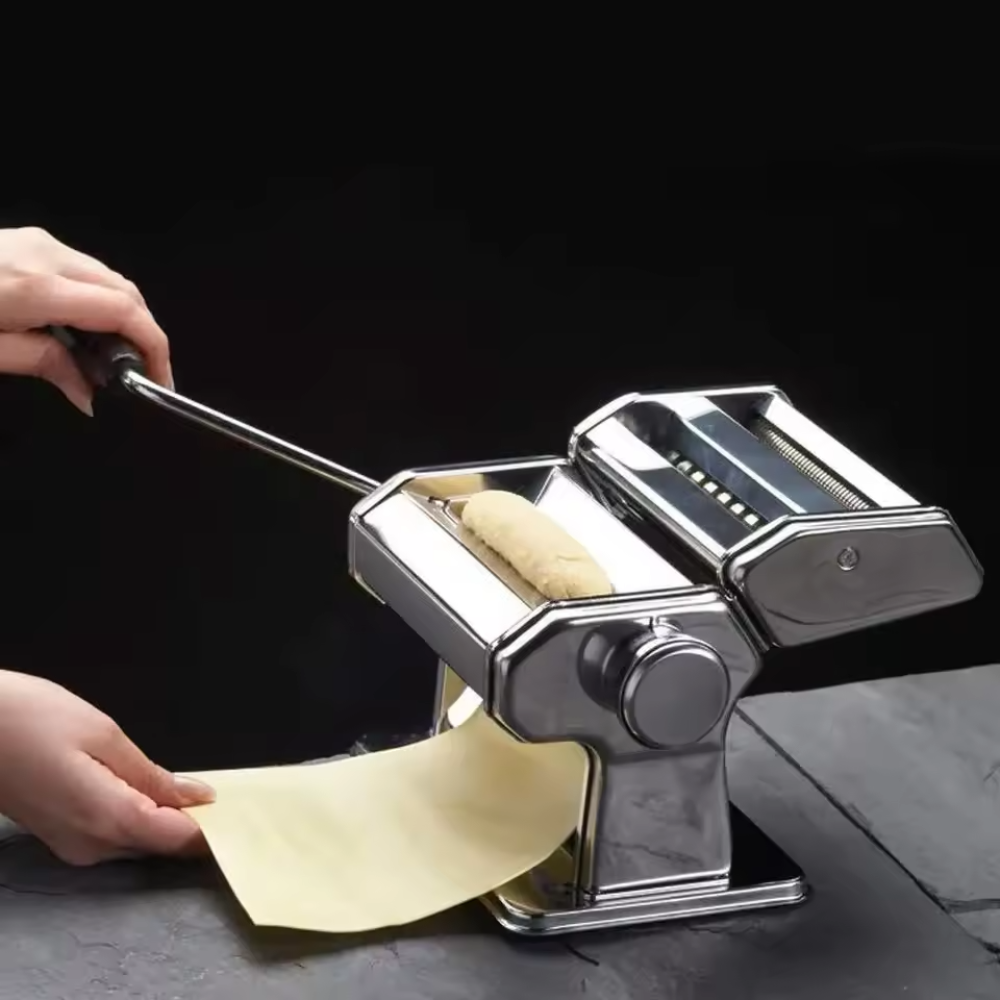 PastaMaster – Manual Pasta Machine for Spaghetti, Lasagna & More