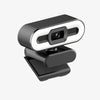 Portable Full HD 1080P/2K/4K Webcam – Auto Focus Streaming Camera with Built-in Microphone & Adjustable Light for PC/Laptop