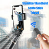 Multi Function Gimbal Stabilizer Foldable Selfie Stick with Wireless Tripod and Bluetooth Shutter