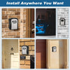 Wall Mount Key Lock Box 4 Digit Combination Security Safe for Home and Office, Keyless Storage Organizer