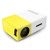 Salange YG300 Mini LED Projector Upgraded 1000 Lumen Home Media Player with HDMI, USB, and Audio Support