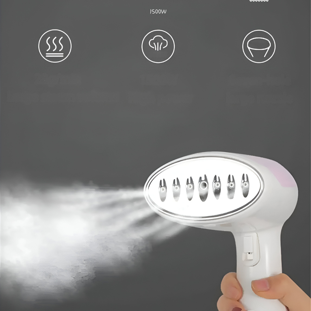 Portable Garment Steamer Effortlessly Smooth Clothing Instantly
