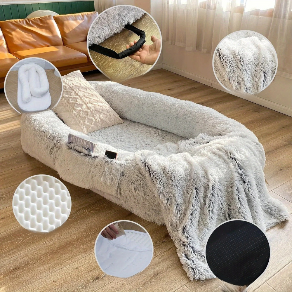 UltraComfort X-Large Bed | Cozy Luxury Bed for Humans & Pets