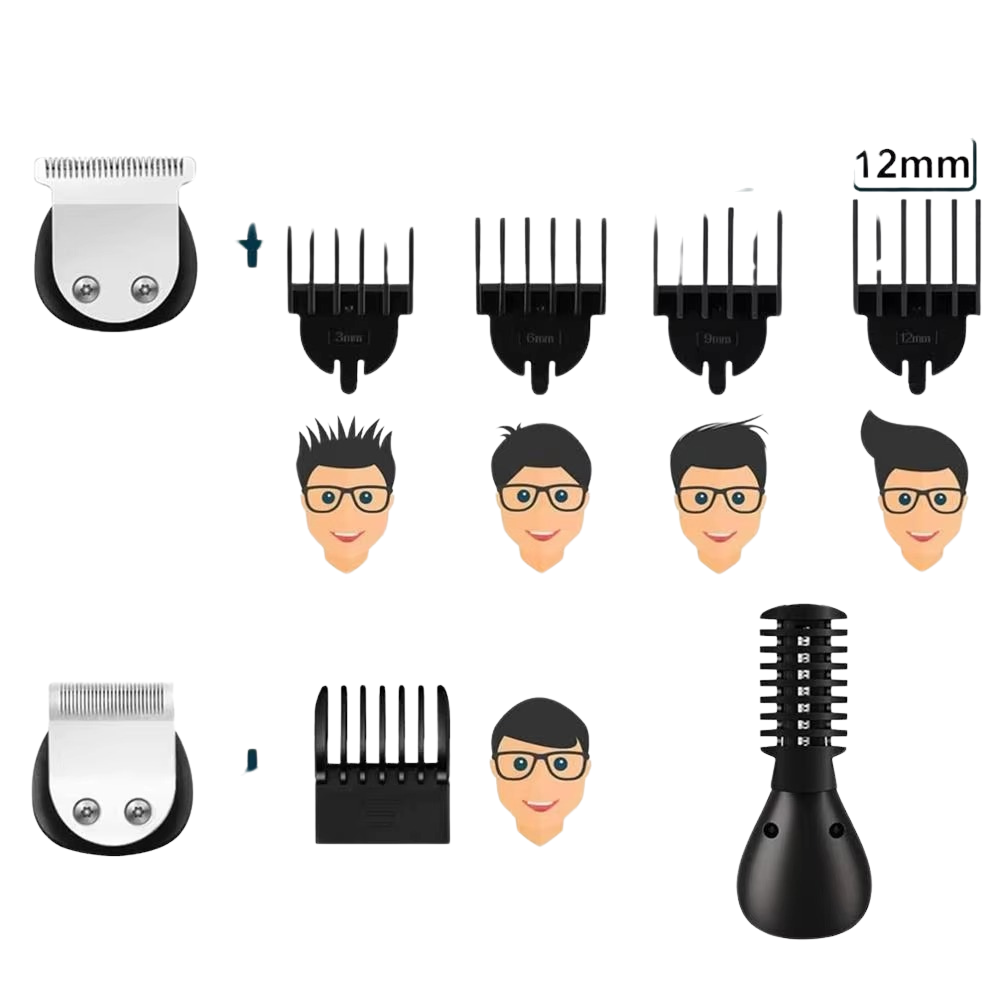 Surker 6-in-1 Hair Clipper | Versatile Grooming Tool for Men