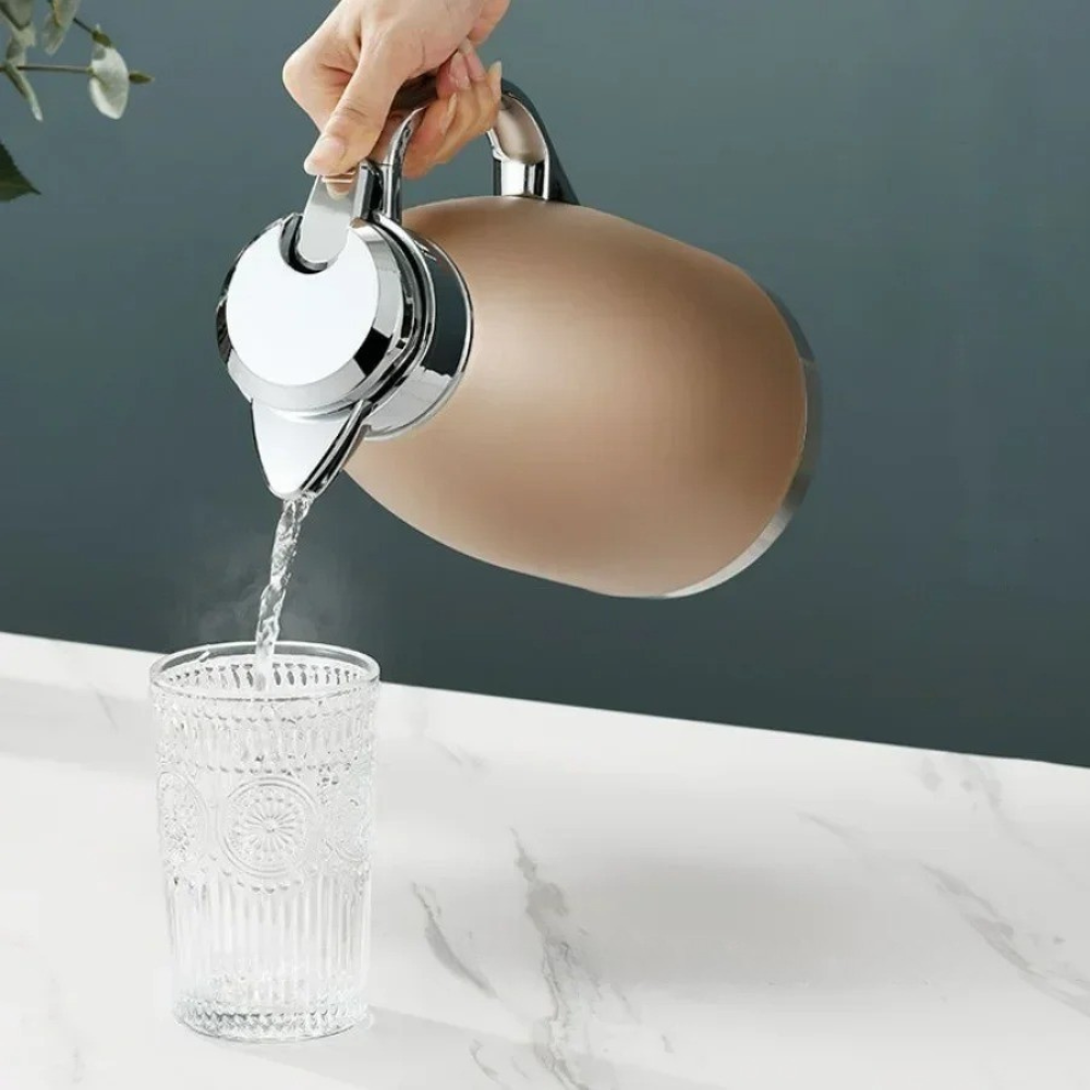 Roman Stainless Steel Kettle | Elegant, Durable Hot Water Dispenser