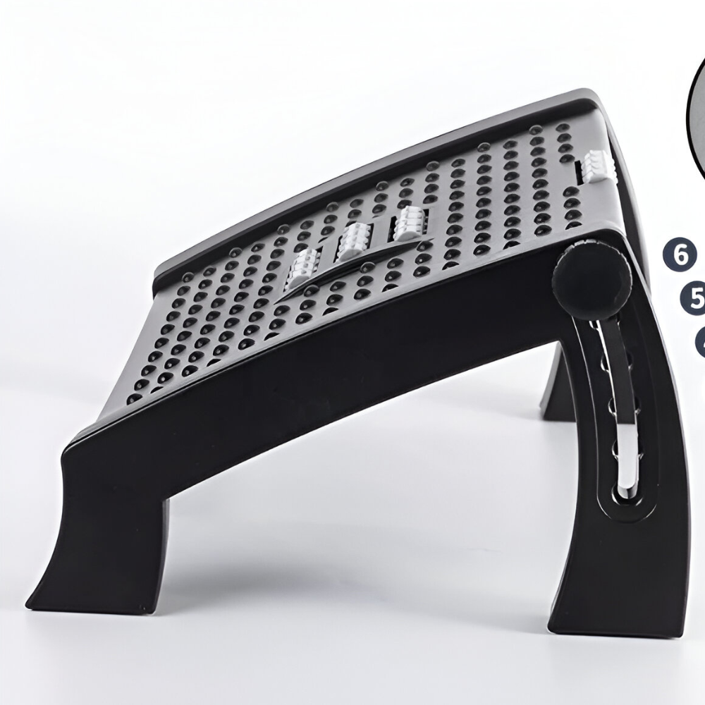 Footrest with Legs, Six Positions | Comfortable Footrest for Relaxed Sitting