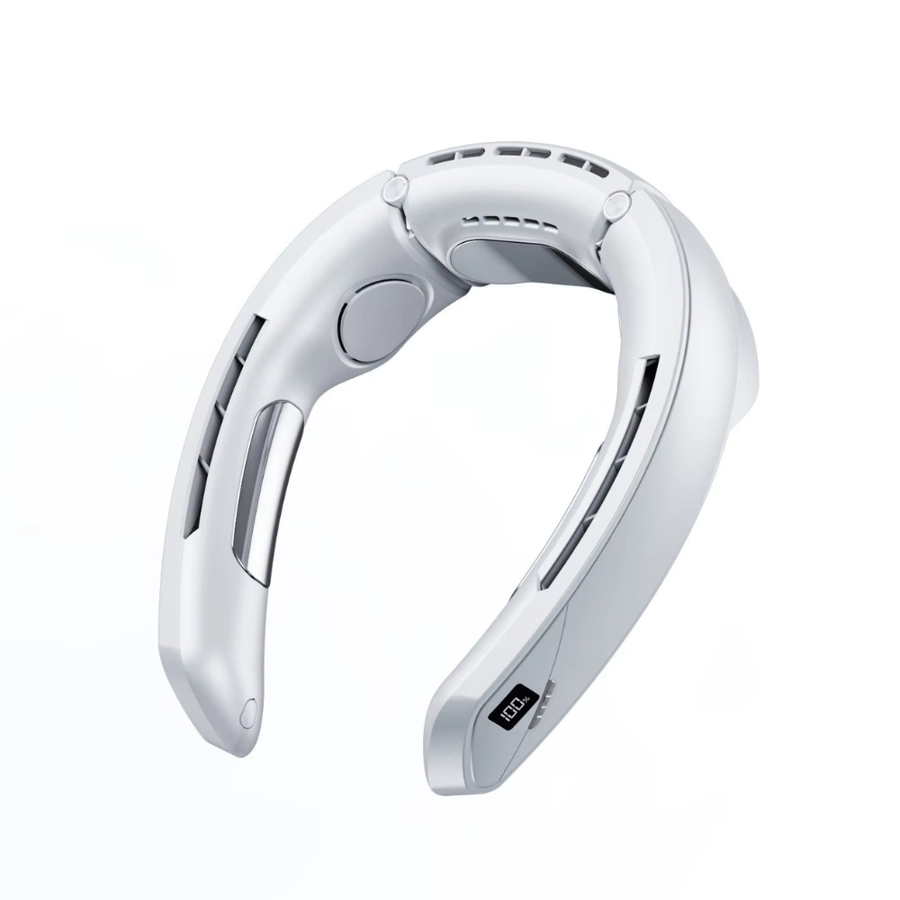 BreezeFit – 100-Speed Neck Fan | Freshness on the Go, Anywhere
