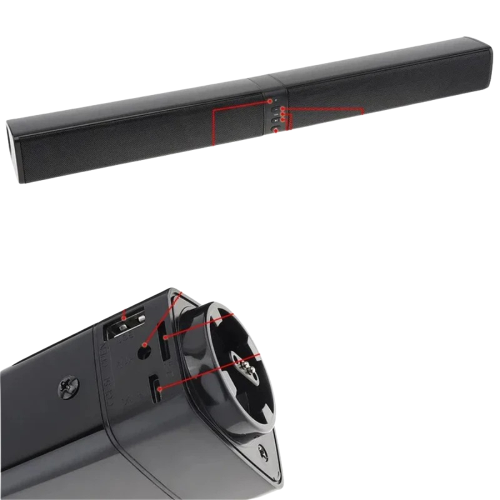 Powerful Soundbar Sound Radio | Immersive Soundbar for Thrilling Moments