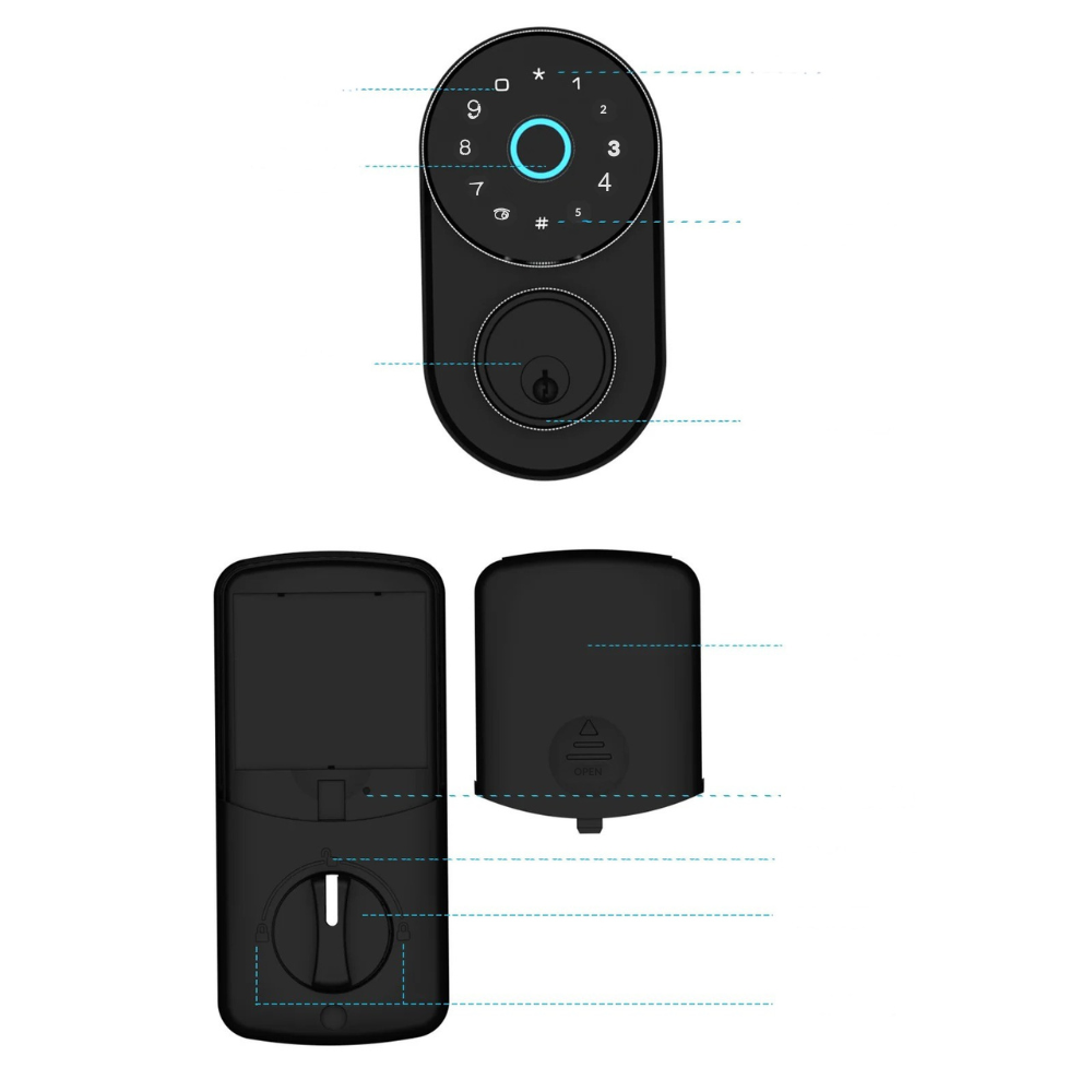 Viladepot Smart Lock Fingerprint | Effortless, Lightning-Fast Door Opening