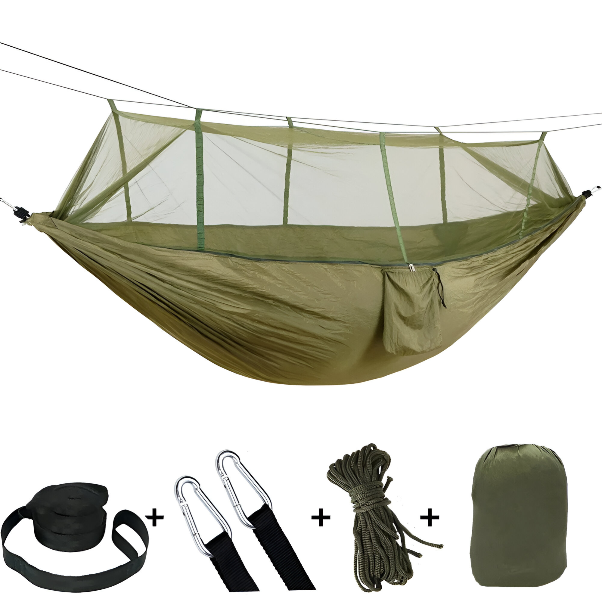 Lightweight Nylon Hammock | Ultimate Comfort & Mosquito Protection