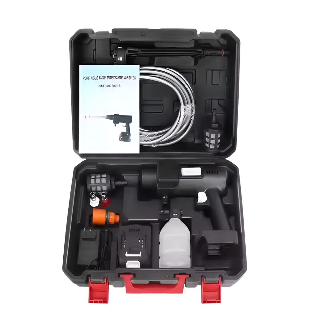 Portable High-Pressure Foam Cleaner Powerful, Wireless Dirt Removal