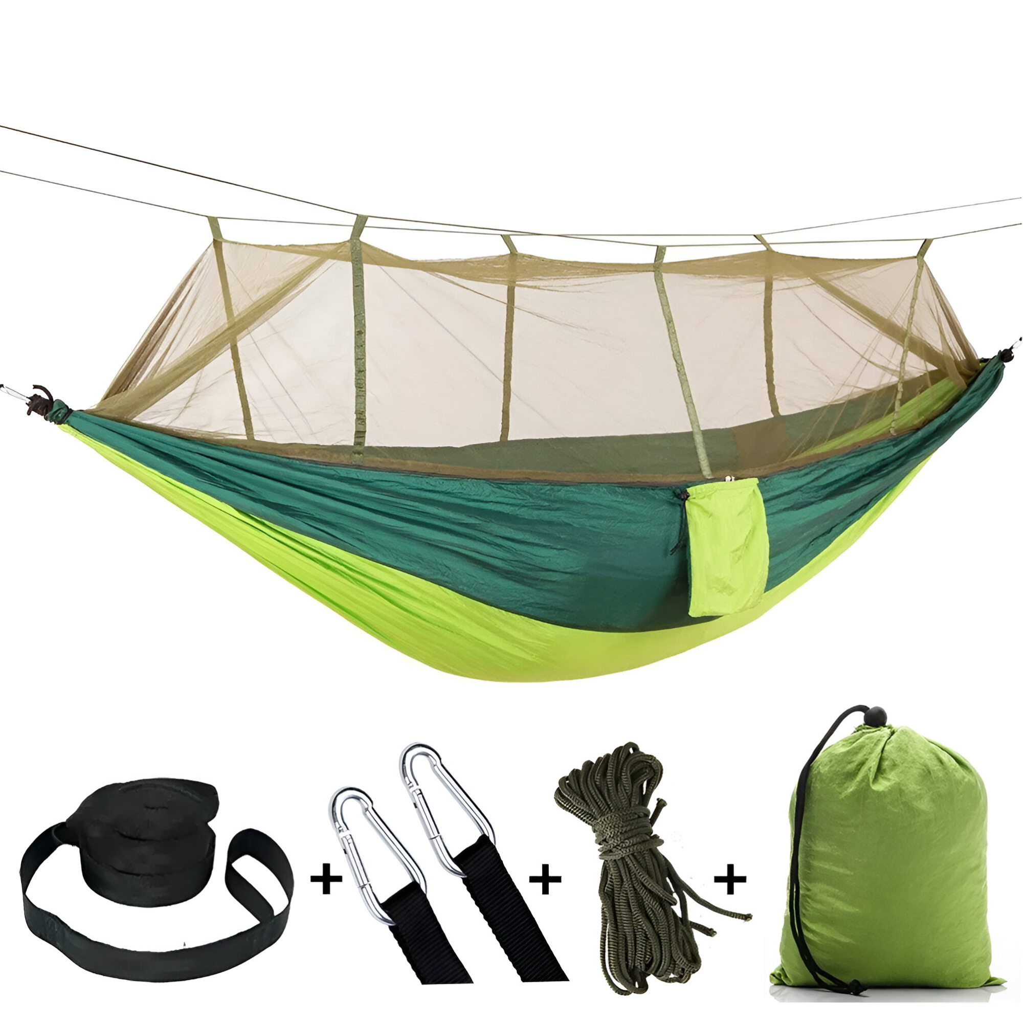 Lightweight Nylon Hammock | Ultimate Comfort & Mosquito Protection