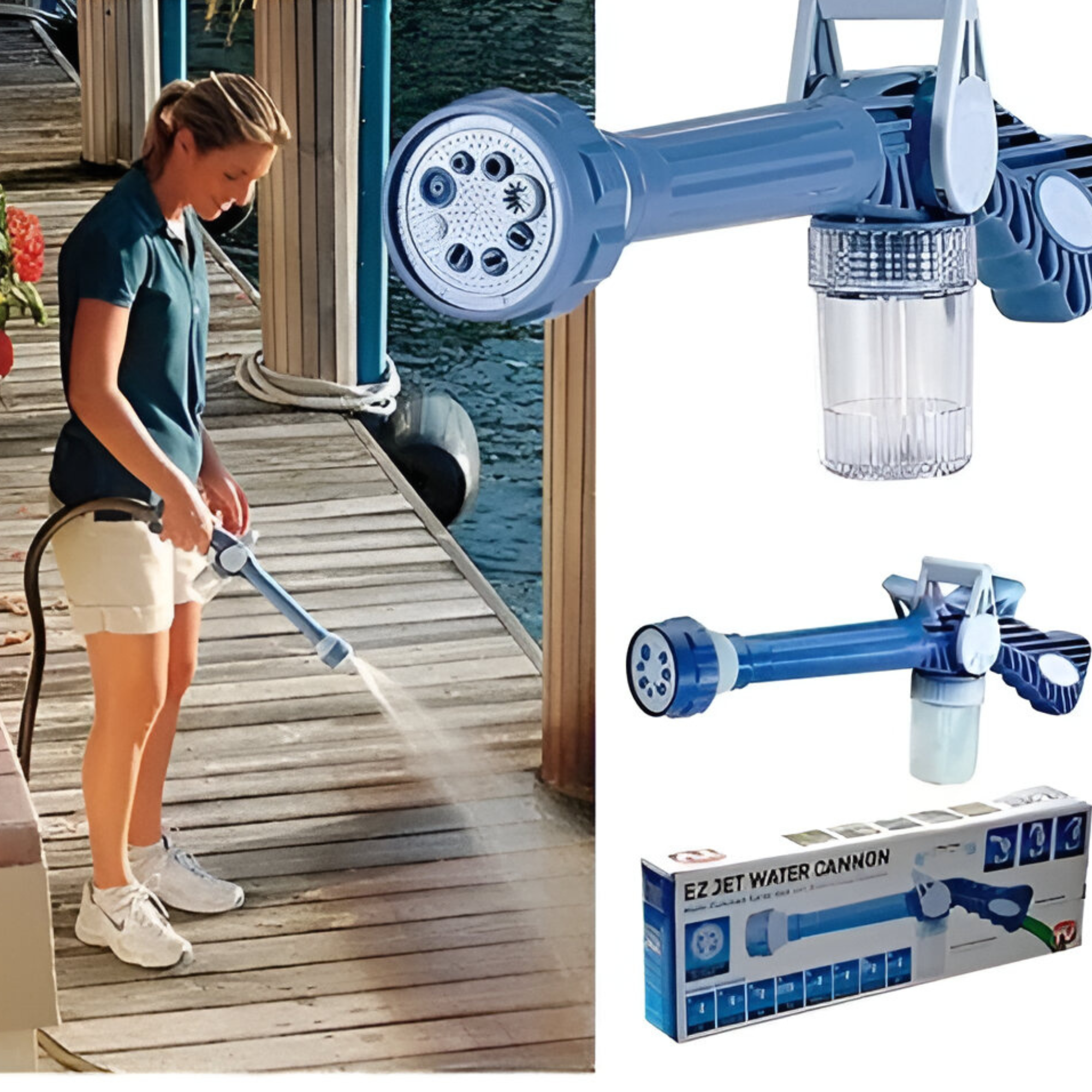 Pressure Foam Car & Garden Washer Gun | Effortless High-Pressure Foam Cleaning