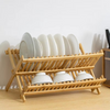 Bamboo Dish Rack for Kitchen | Natural, Stylish Drying Solution