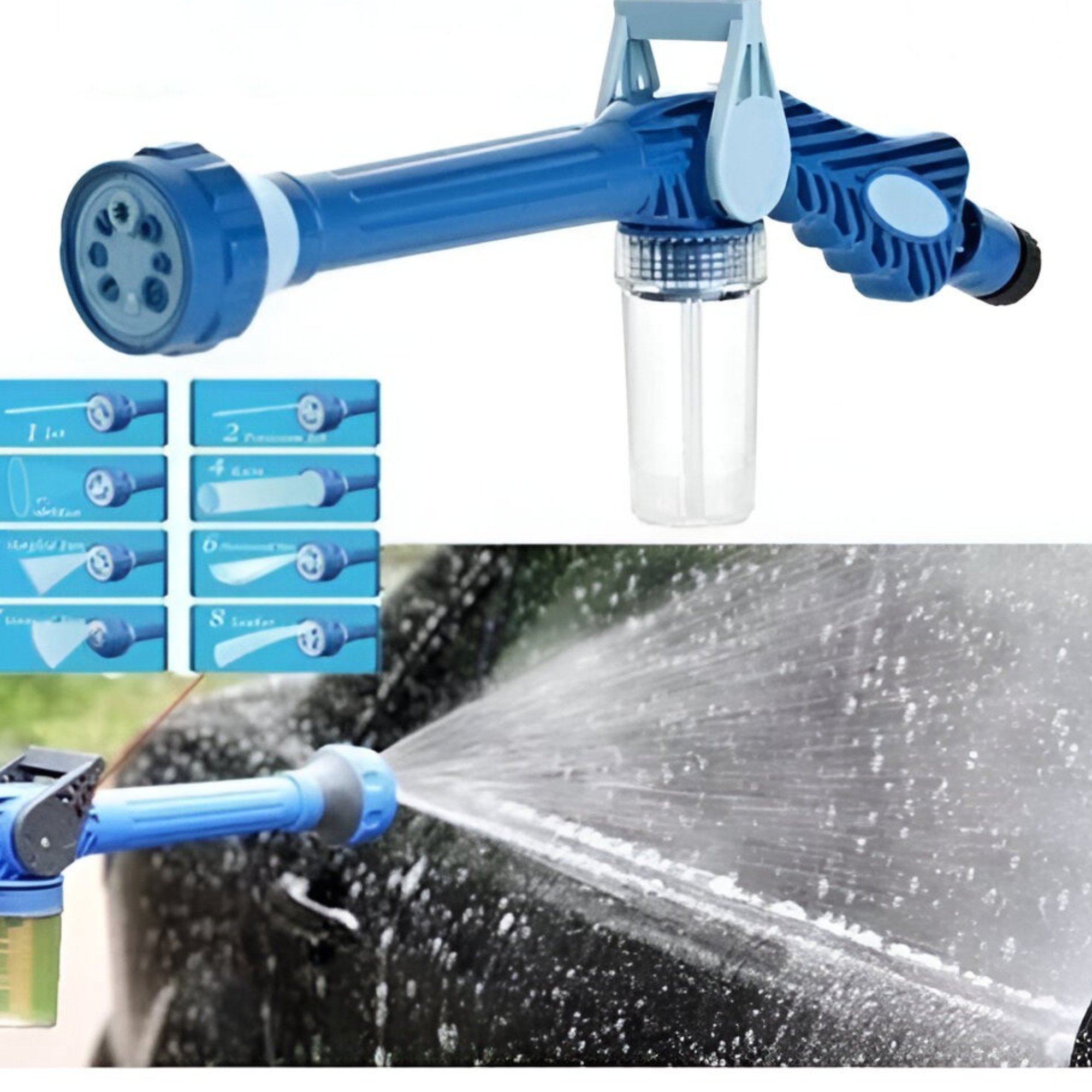 Pressure Foam Car & Garden Washer Gun | Effortless High-Pressure Foam Cleaning