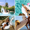 Giant Inflatable Unicorn Float | Magical XXL Unicorn for Ultimate Water Fun