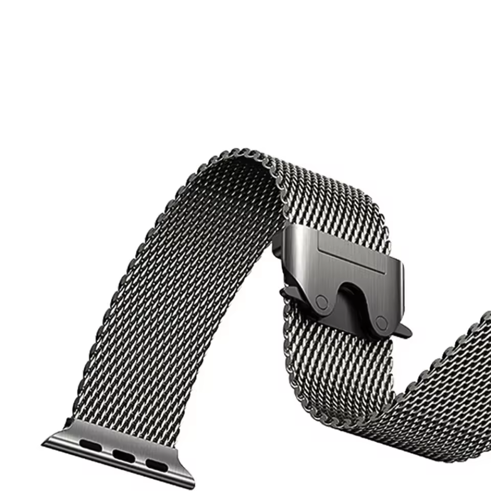 Titanium Milanese Loop Strap for Apple Watch | Elegant Titanium Band with Character