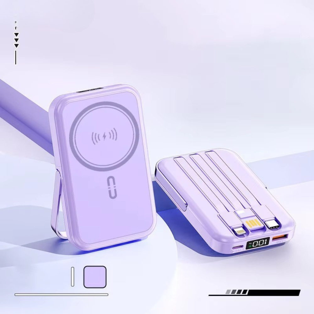 MagnetCharge Wireless Power Bank | Magnetic Power Bank, Fast Charging