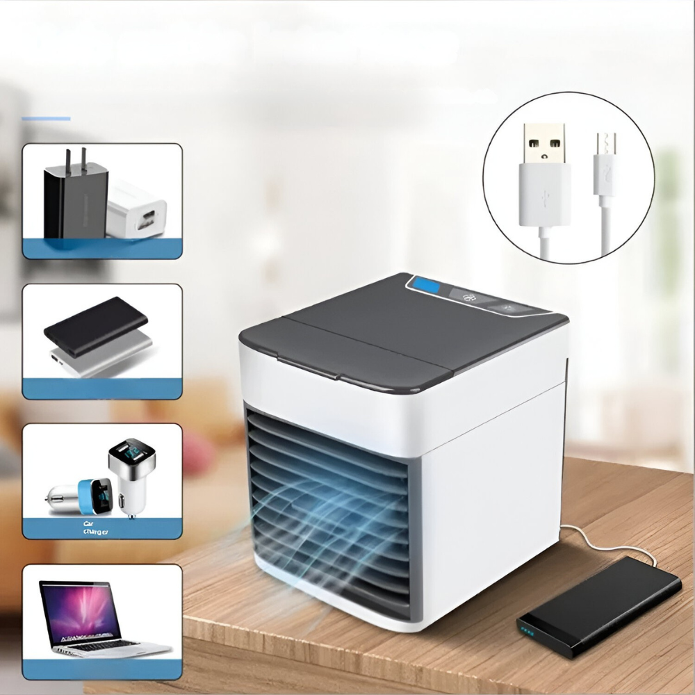 Usb Table Air Conditioner Compact | Refreshing Cooling – Anywhere & Anytime