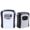 Wall Mount Key Lock Box 4 Digit Combination Security Safe for Home and Office, Keyless Storage Organizer